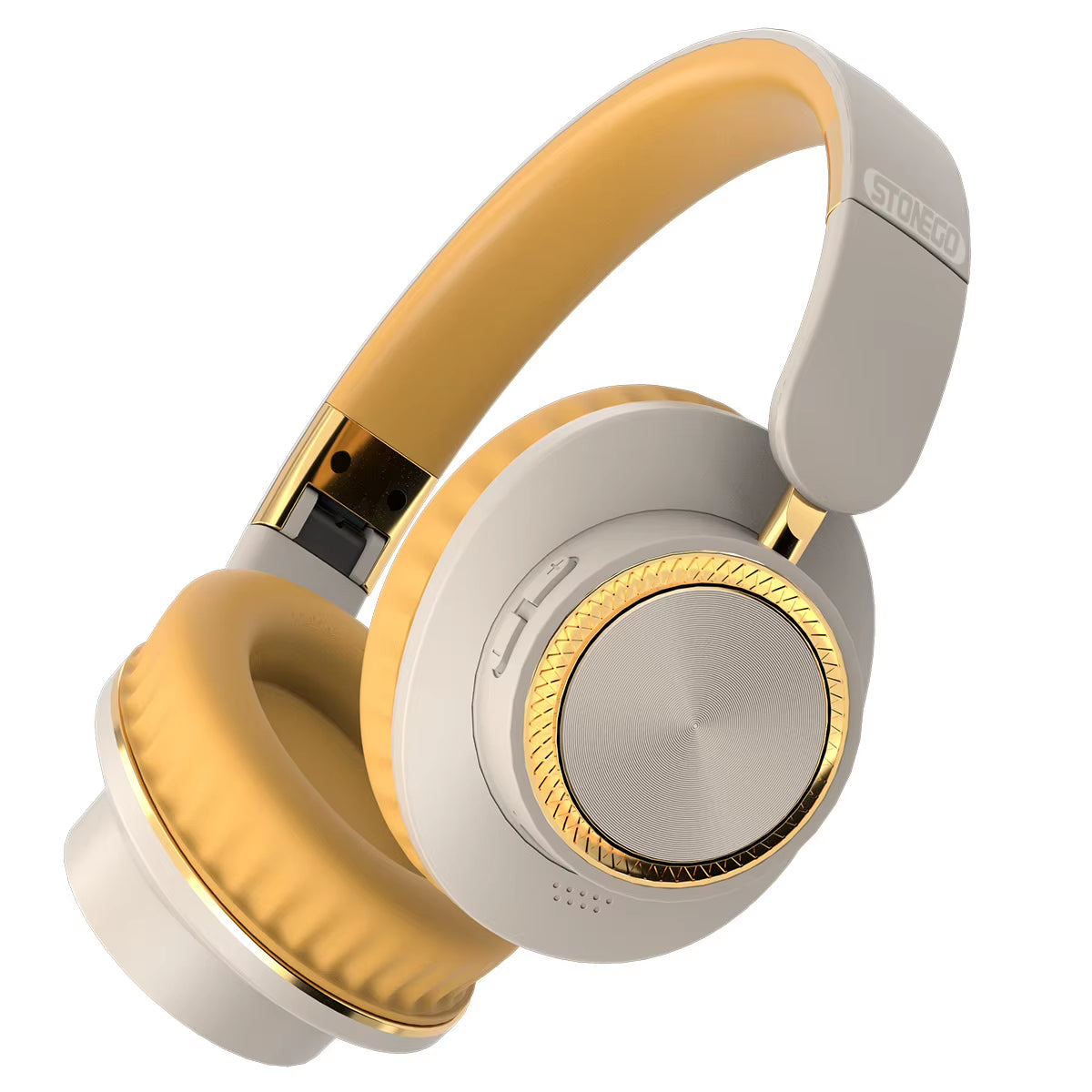 Wireless Bluetooth Gaming Headset with Foldable Design, Bluetooth 5.3 Technology, 40mm Bass Drivers, Hi-Fi Stereo Sound, Over-Ear Comfort with Memory Foam Cushion, Extended 400mAh Battery Life, Compatible with PC, Mobile Phones, Laptops, and Tablets