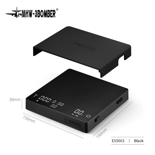 Cube Coffee Scale 3.0 Pro Max Digital Kitchen Coffee Scale High Precision Flow Rate Big Battery Coffee Accessories