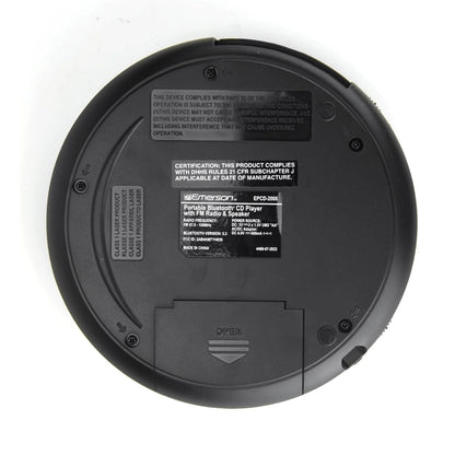 Emerson Portable Bluetooth CD Player W FM Radio, Speaker and Programmable Memory