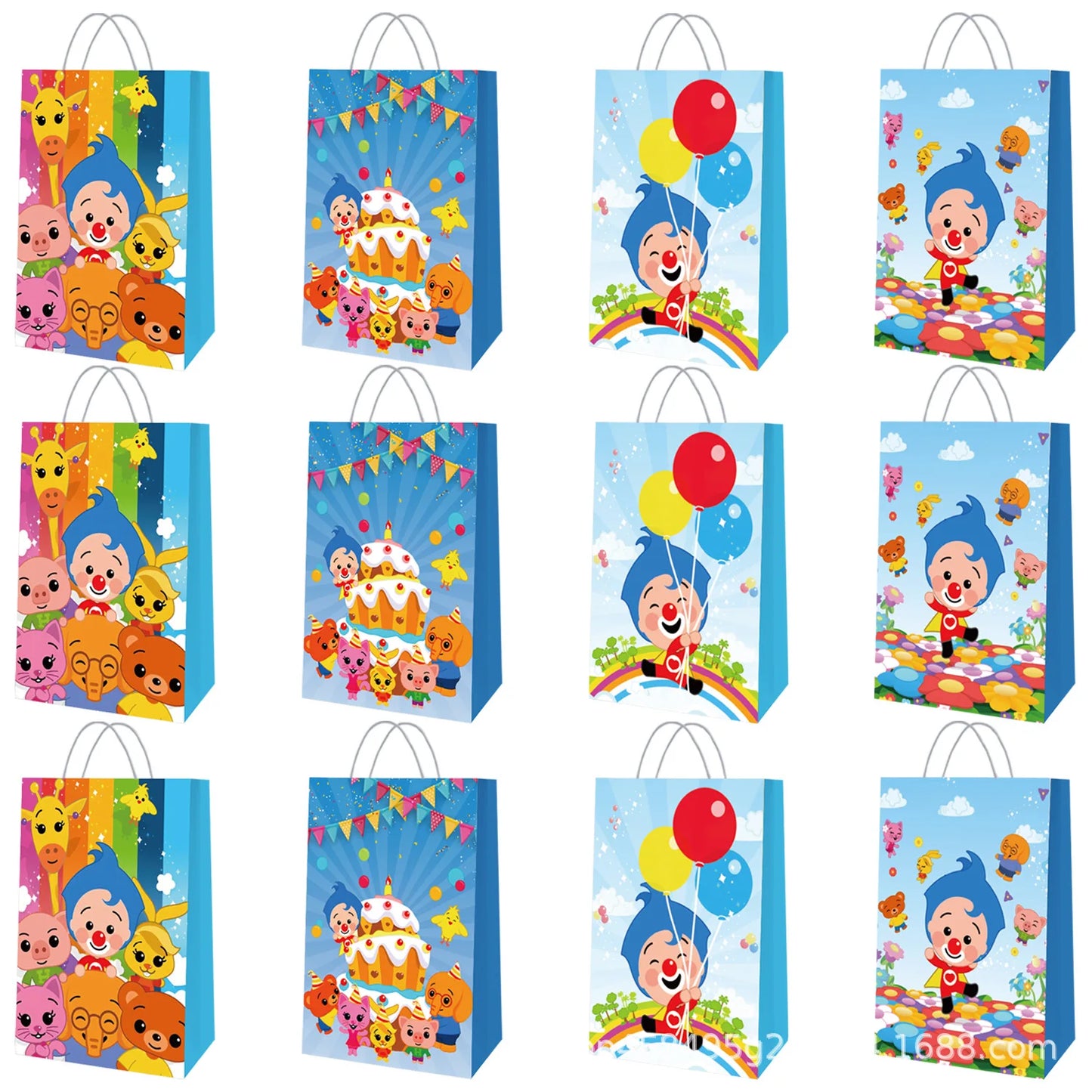 Plim Joker Birthday Party Clown Balloon Banner, Baby Shower, Children'S Favorite Party Supplies