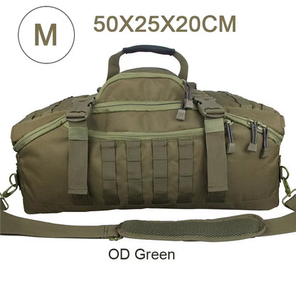 30L 45L 80L Sport Travel Bag Molle Tactical Backpack Gym Fitness Bag Large Duffle Bags for Camping Hunting Fishing