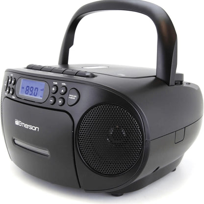 Emerson Portable Cd/Cassette Boombox with AM/FM Radio