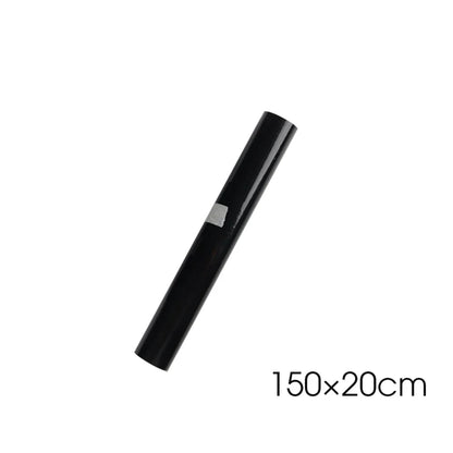 Gloss Black Self-Adhesive Vinyl Wrap for Automotive Applications - 150 x 50 cm Color Changing Film