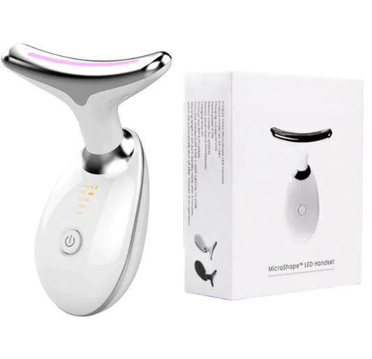 Wavy Chic Beauty Facial Massager, 7 Color Wavy Acne Beauty Microcurrent Facial Device Skin Firming for Face Neck Beauty Device