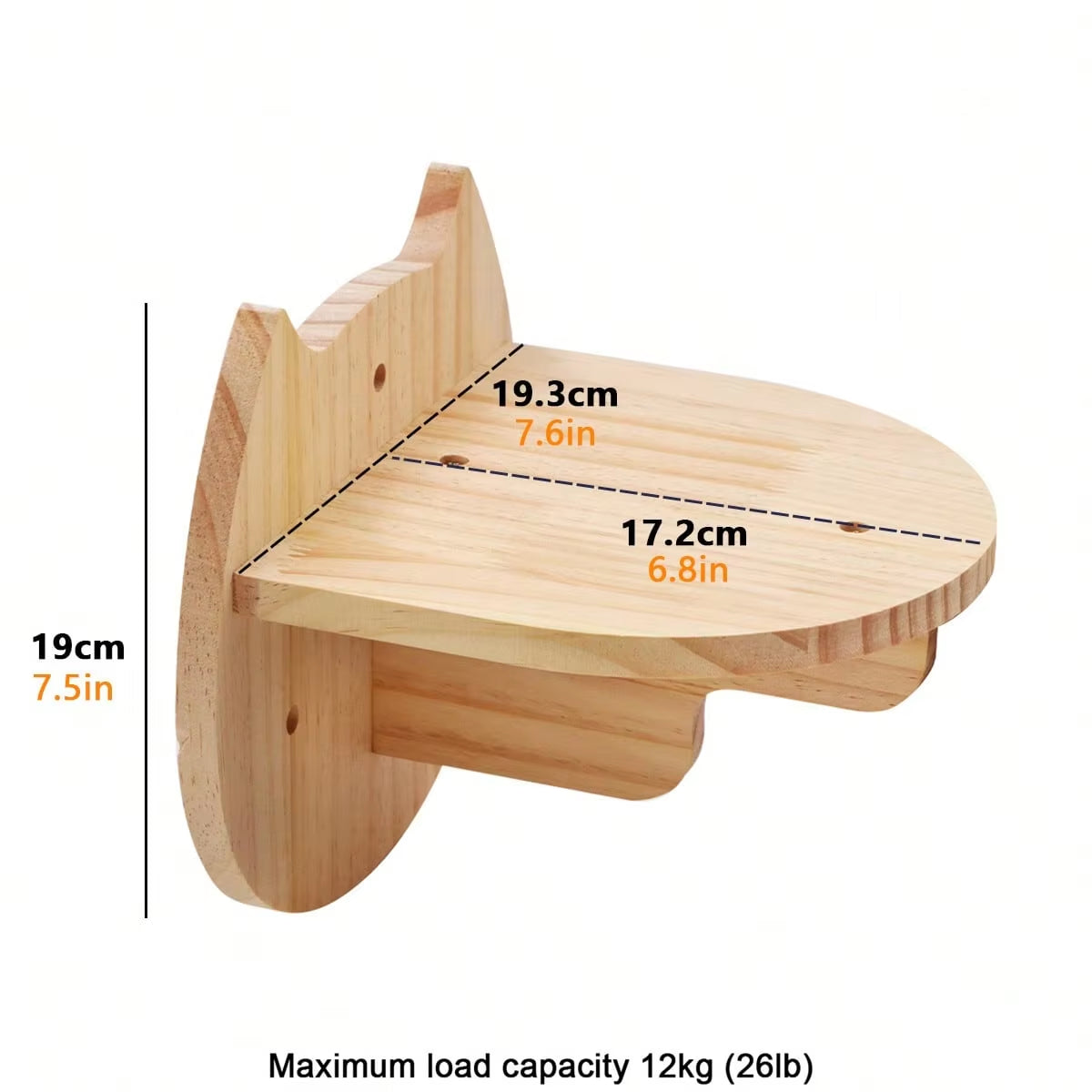 Wall-Mounted Cat Climbing Shelf with Four-Step Stairway and Sisal Scratching Post for Enhanced Pet Play and Comfort