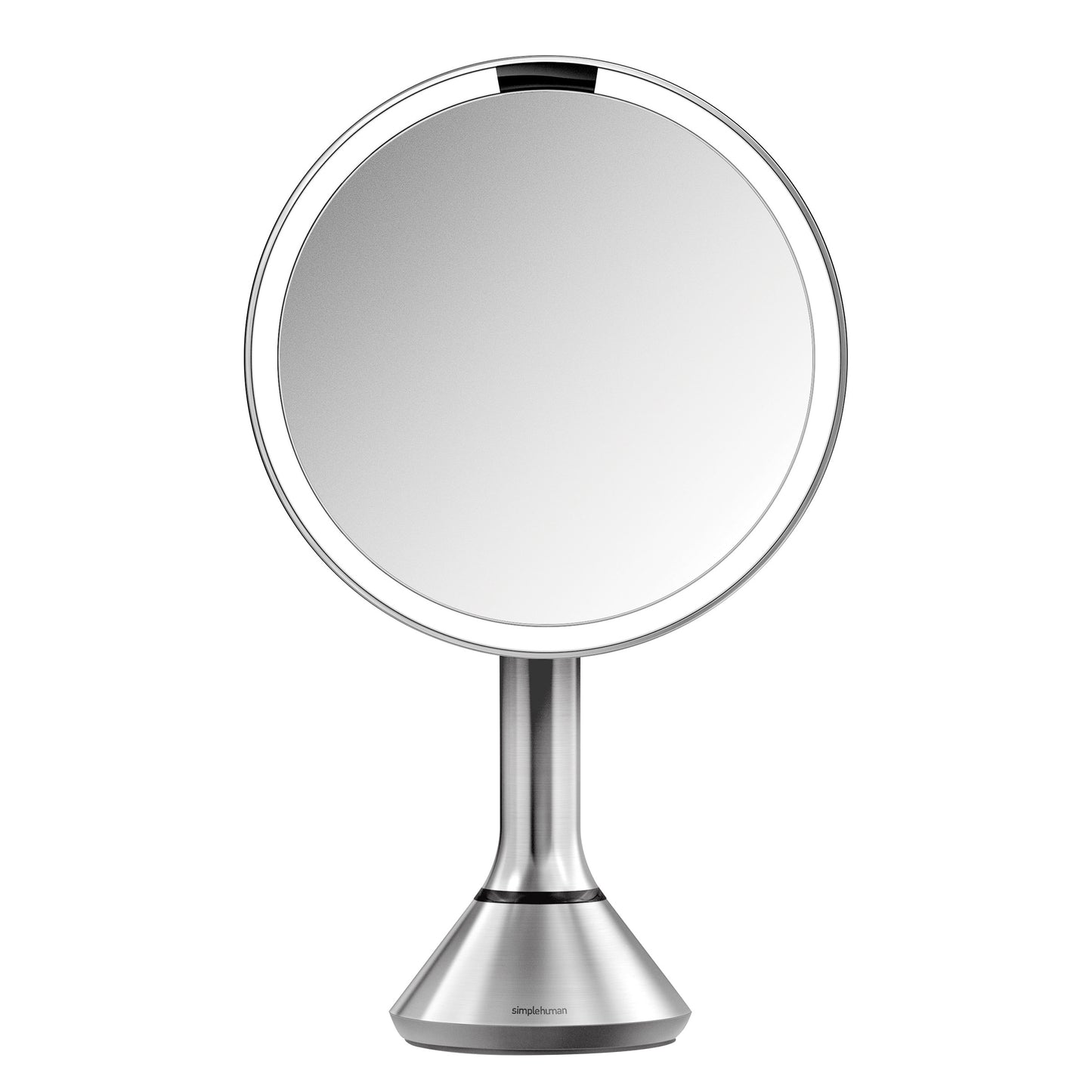 8" Round LED Sensor Mirror with 5X and 10X Magnification