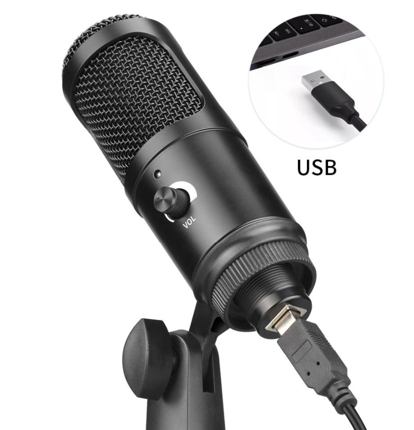 High-Quality USB Microphone for Laptop and Computer Recording