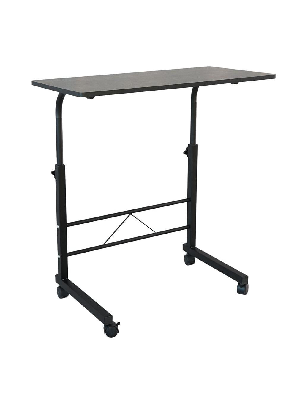 Elegant Black Side Table featuring Durable P2 Chipboard and Steel Construction, 15MM Thickness