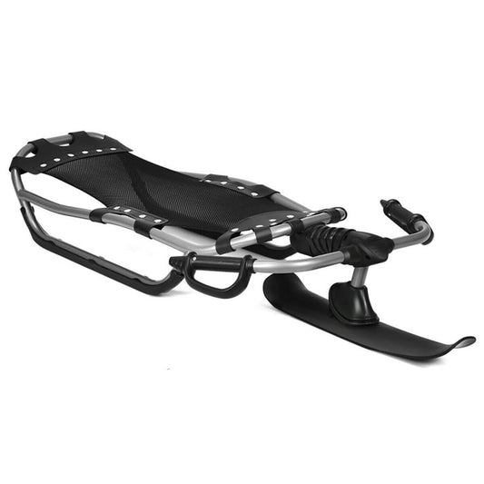 Premium Snow Racer Sled with Enhanced Grip Handles and Comfortable Mesh Seat