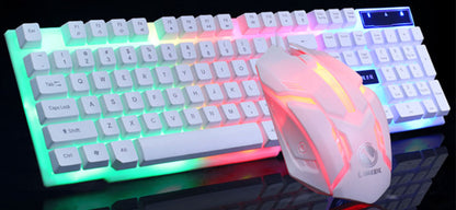 Gaming CF LOL Keyboard and Mouse Glowing Set for Enhanced Gaming Experience - GTX300 