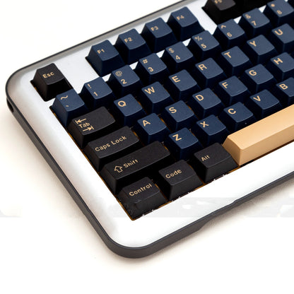 Ergonomic ABS Full Set of 173 Keycaps in Two-Tone Blue Color