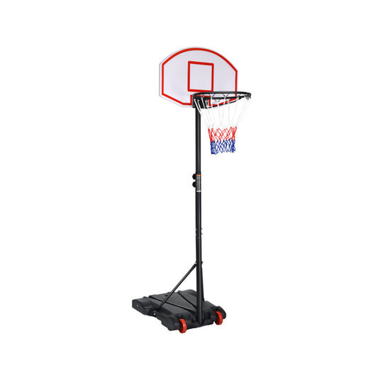 Mobile Adjustable Basketball Hoop System with Rolling Stand