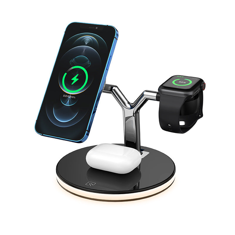 15W Fast Charging Station with Magnetic Compatibility for Apple Devices