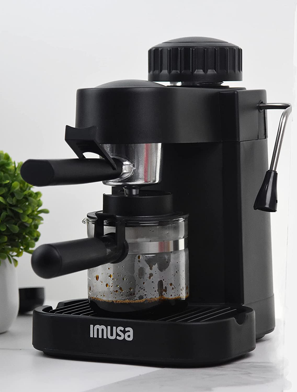 4-Cup Espresso/Cappuccino Maker Black