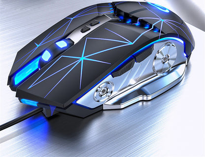 G3Pro Silent Gaming Mechanical Mouse - Silver Eagle - Wired USB - High-Quality Cross-Border Manufacturer Wholesale