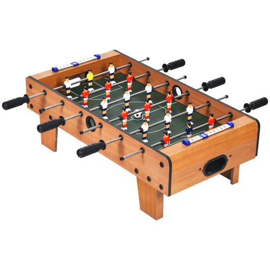 Professional-Grade 27-Inch Foosball Table: Compact Mini Tabletop Soccer Game