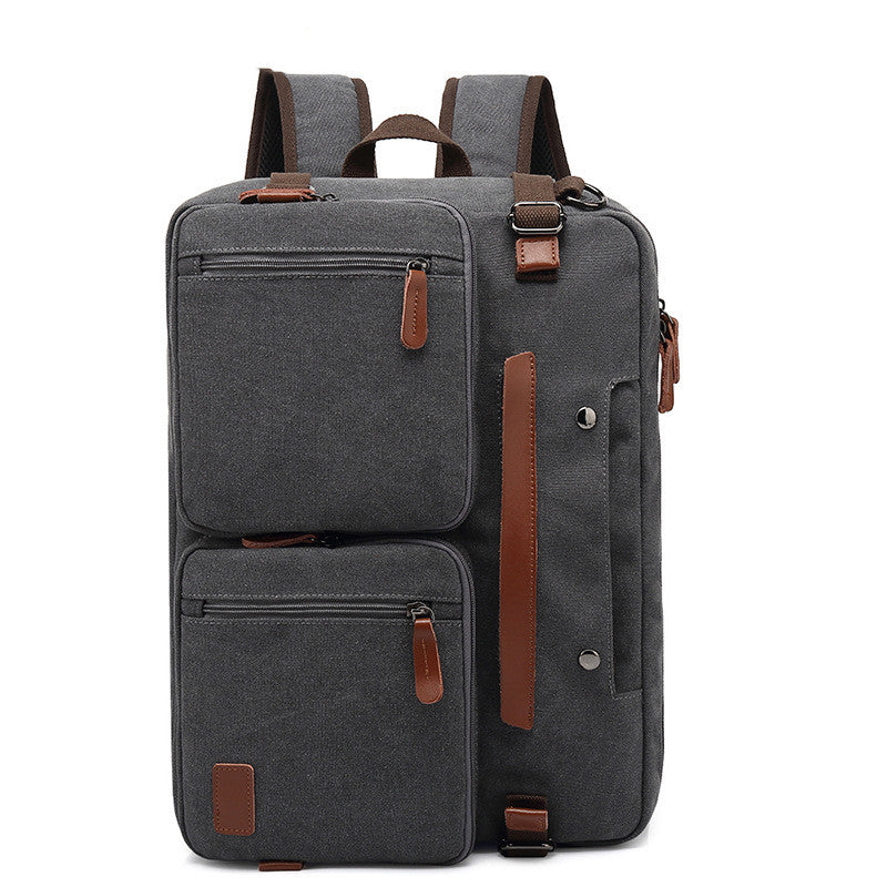 Convertible Nylon Waterproof Laptop Backpack, Fits 15.6-17.3 Inch Laptops