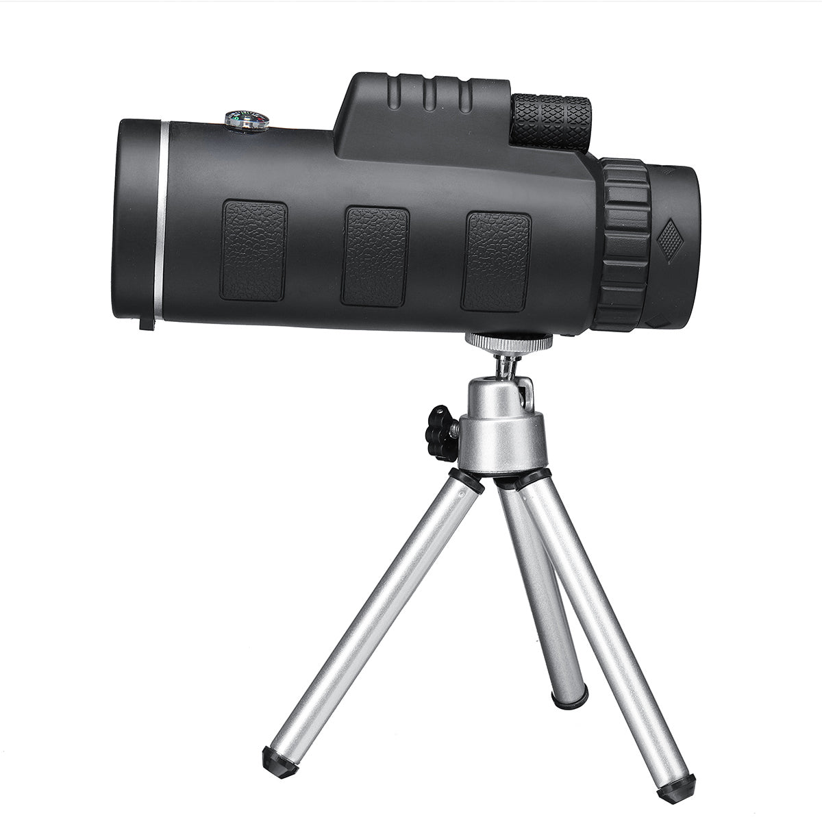 Professional Grade 50X HD Monocular Night Vision Telescope Kit with Mobile Phone Clip and Tripod