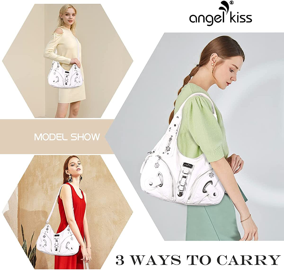 Hobo Purses and Handbags for Women Satchel Handbag Women Purses Large Daily Shoulder Bags