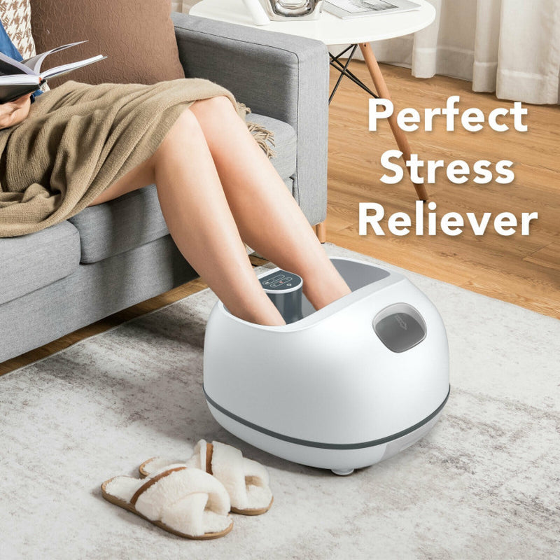 Advanced Steam Foot Spa Massager with Adjustable Heating Levels and Built-in Timers