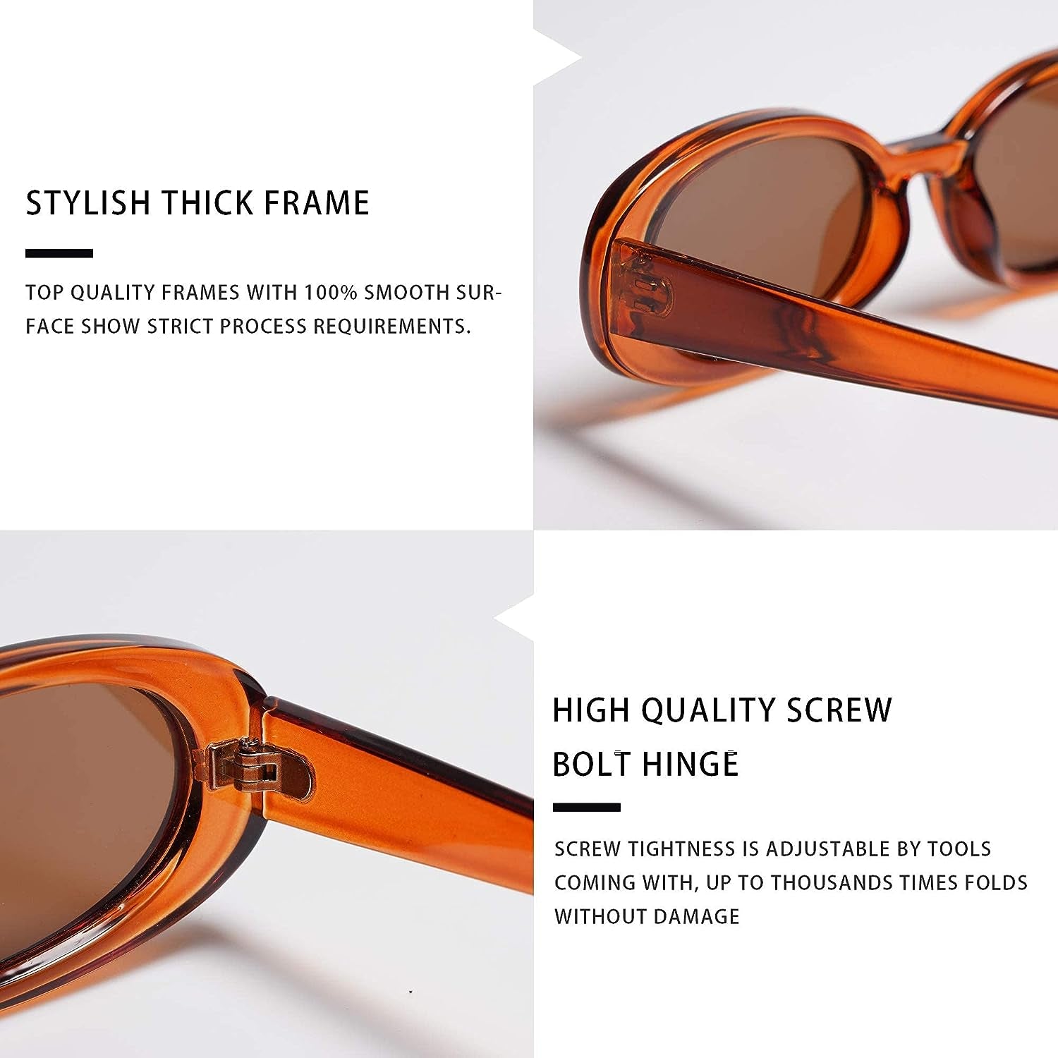 Polarized Retro Oval Sunglasses for Women and Men Small 90S Style VL9580