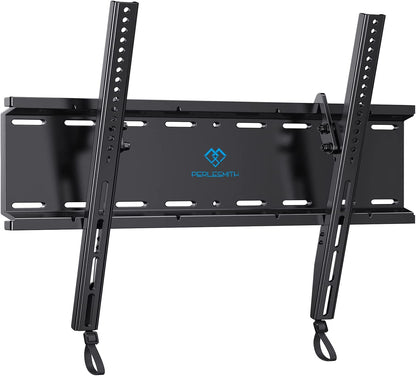 Tilting TV Wall Mount Bracket Low Profile for Most 23-60 Inch LED LCD OLED, Plasma Flat Screen Tvs with VESA 400X400Mm Weight up to 115Lbs, Fits 16" Wood Stud