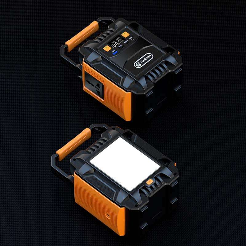 200W Power Station - Portable Solar Generator Battery Power Supply with 110V/220V Output, 48000mAh Capacity,172Wh Emergency Lighting Outdoor & Camping 