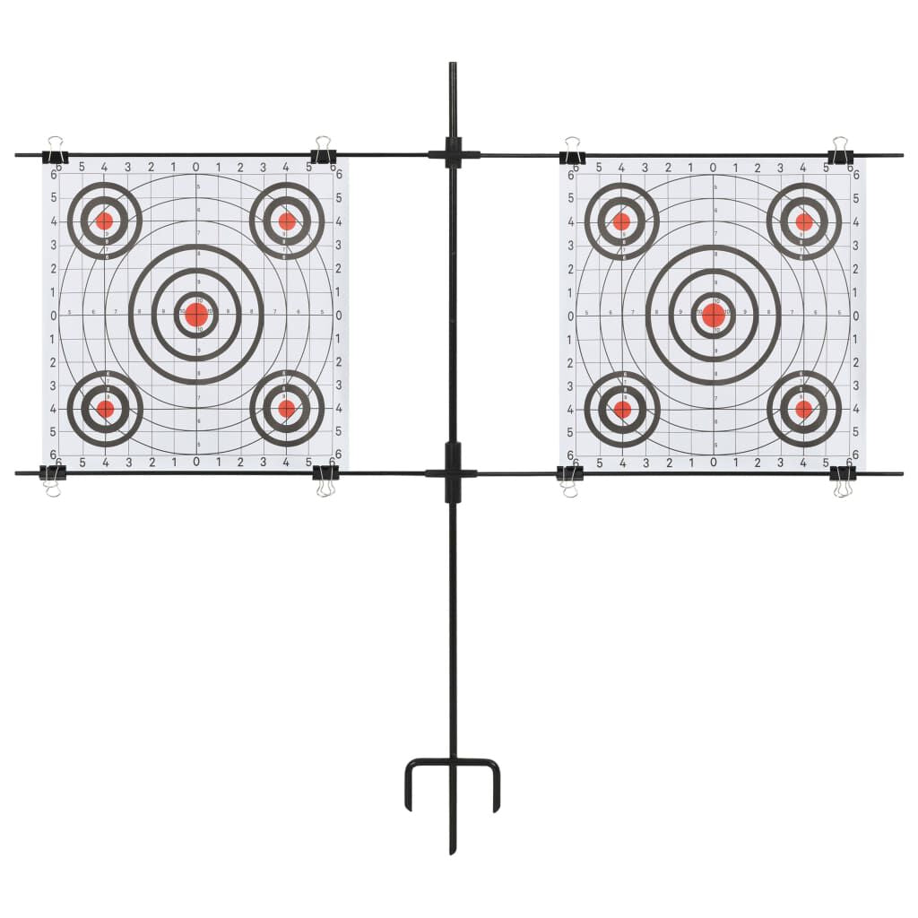 Durable Steel Target Paper Stand with 30.7"X29.9" Shooting Papers
