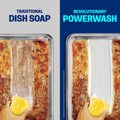 Platinum Powerwash Dish Spray, Dish Soap, Fresh Scent Bundle, 1 Spray (16Oz) + 3 Refills (16Oz Each)(Pack of 4)
