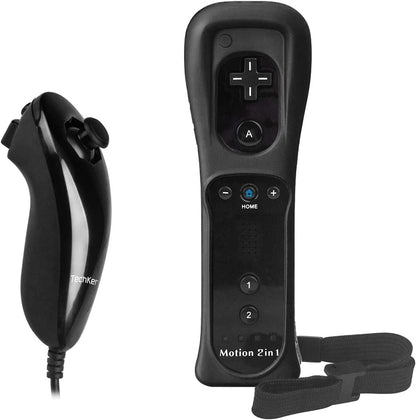 Bundle: 2 Remote Controllers with Built-in Motion Plus and 2 Nunchucks