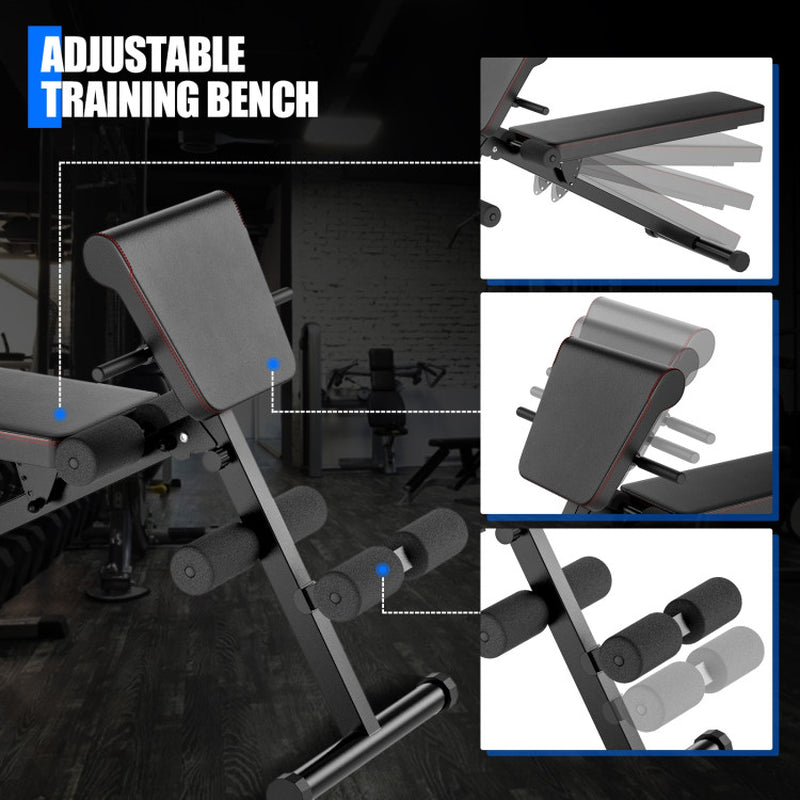 Versatile and Adjustable Full Body Exercise Weight Bench