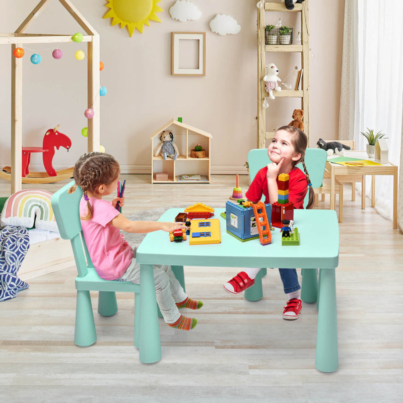 Children's Multi-Purpose Activity Table and Chair Set - Includes 3 Pieces