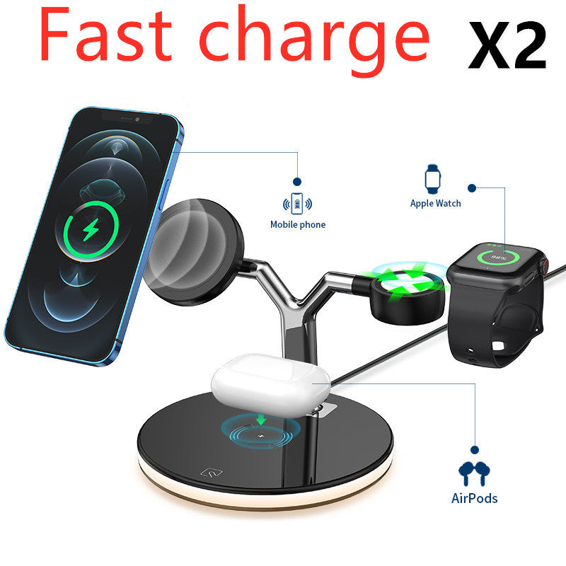15W Fast Charging Station with Magnetic Compatibility for Apple Devices