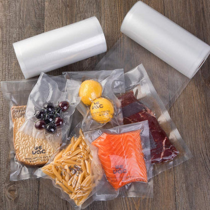 Commercial Grade Vacuum Sealer Bags 11X50 Rolls, 2 Pack Food Saver, BPA Free, Heavy Duty Bags Great for Vacuum Storage, Meal Prep, and Sous Vide