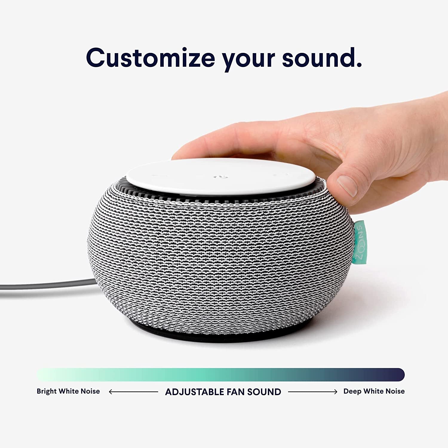 Advanced White Noise Machine with Authentic Fan and App-Controlled Features for Non-Repeating White Noise Sounds - Incorporating Remote Control, Sleep Timer, Night Light, and Cloud Capability