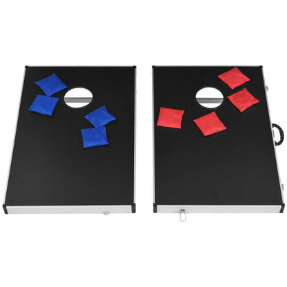 Foldable Cornhole Set with Convenient Side Handle