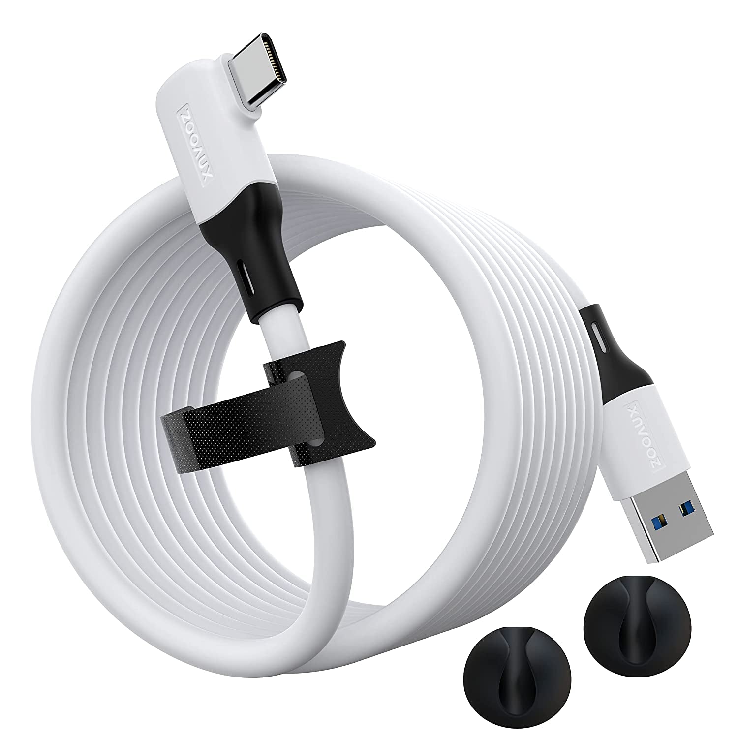 16 FT Link Cable for Meta/Oculus Quest 2 Accessories and PC/Steam VR - USB C 3.2 Gen1 Cable for Fast Charging, PC Data Transfer, and Enhanced VR Experience