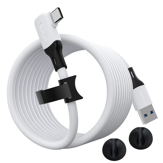 16 FT Link Cable for Meta/Oculus Quest 2 Accessories and PC/Steam VR - USB C 3.2 Gen1 Cable for Fast Charging, PC Data Transfer, and Enhanced VR Experience