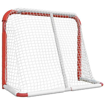 Premium Polyester Hockey Goal - Red and White - 53.9"X26"X44.1"