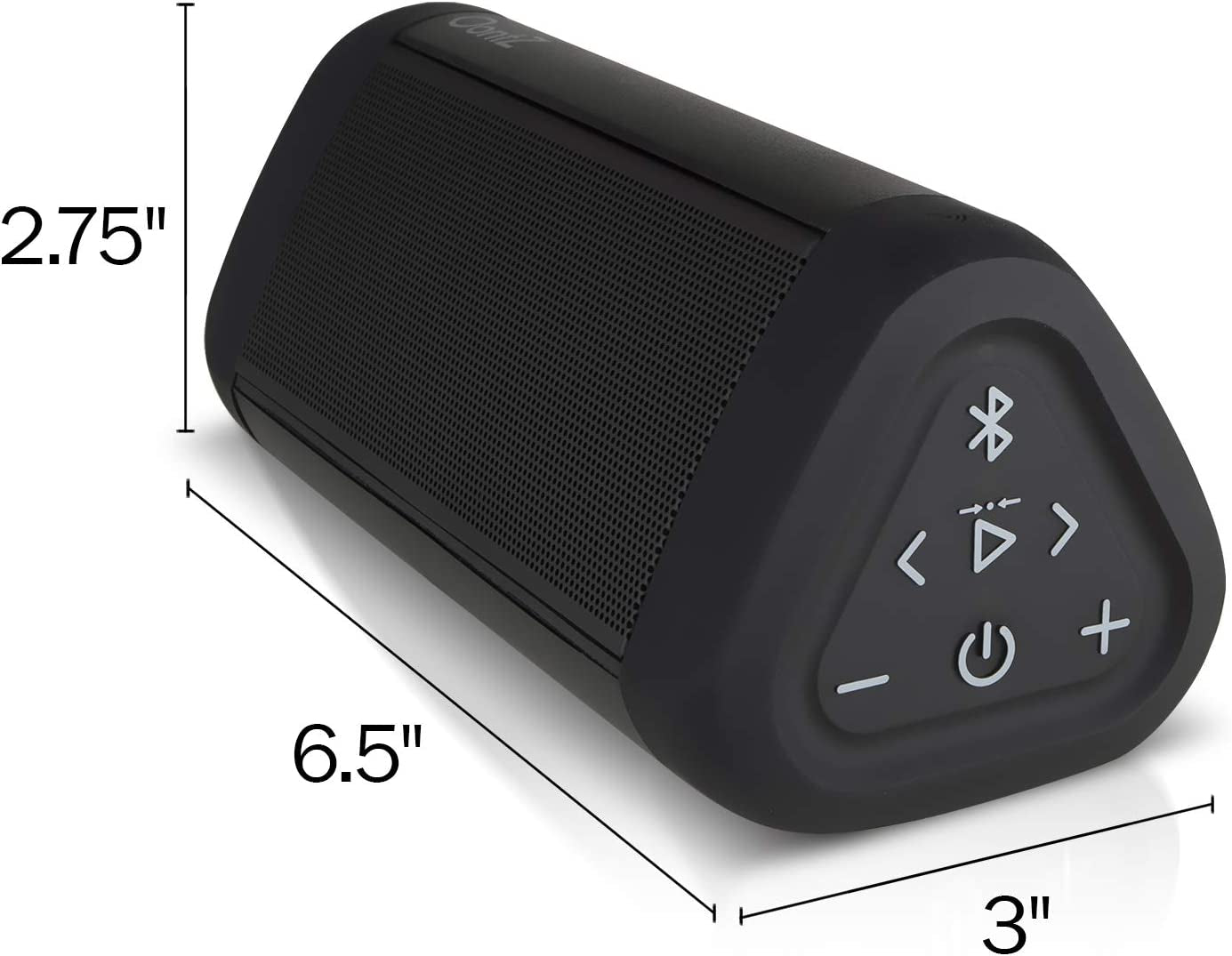 Professional Grade Oontz Ultra Bluetooth Speaker, High-Fidelity Portable Wireless Bluetooth 5.0 Speaker, 14 Watts, Extended Bluetooth Range up to 100 Ft, Enhanced IPX7 Waterproofing, Sleek Black Design