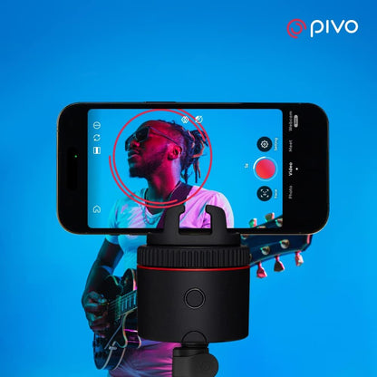 Auto Face Tracking Phone Holder with 360° Rotation for Content Creators, Vloggers, and Live Streaming on Youtube, TikTok for both iPhone and Android devices