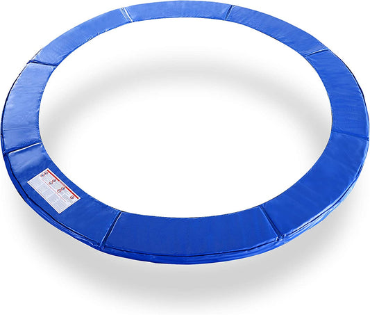 Trampoline Pad Replacement 16 15 14 13 12 10 8 Foot, Waterproof Safety Spring Cover round Frame Pad, No Hole for Pole