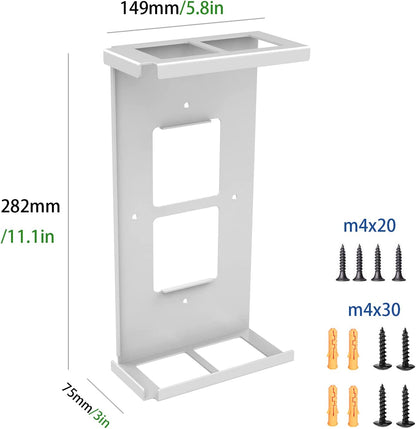 Durable Metal Wall and Under Desk Bracket for Xbox Series S - Xss Mount (White)