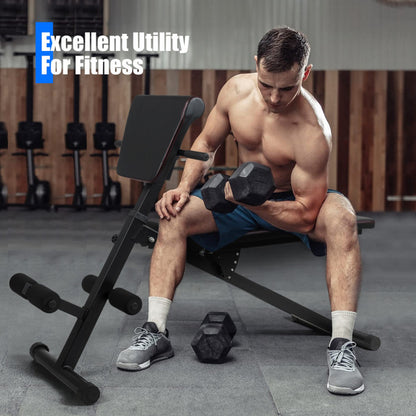 Versatile and Adjustable Full Body Exercise Weight Bench