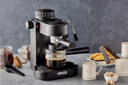 4-Cup Espresso/Cappuccino Maker Black