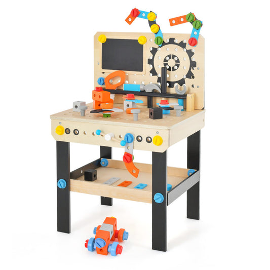 Pretend Play Workbench Set with Authentic Tools and Realistic Accessories