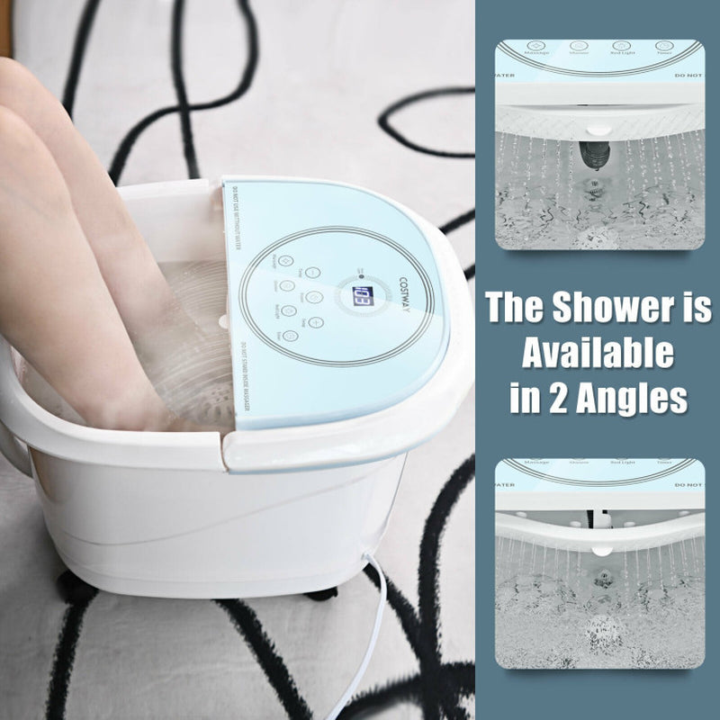 Premium Foot Spa Bath Massager with Adjustable 3-Angle Shower Function