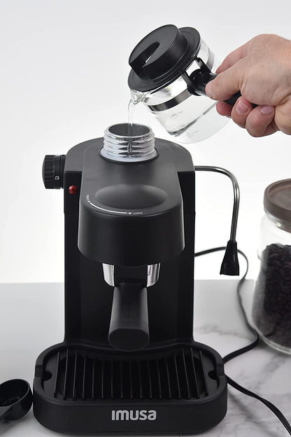 4-Cup Espresso/Cappuccino Maker Black