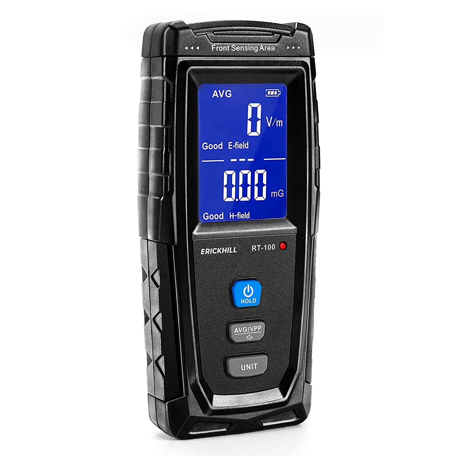 Rechargeable EMF Meter - Hand-Held Digital Electromagnetic Field Radiation Detector with LCD Display - Ideal for Home EMF inspections, Office Use, Outdoors, and Paranormal Investigations