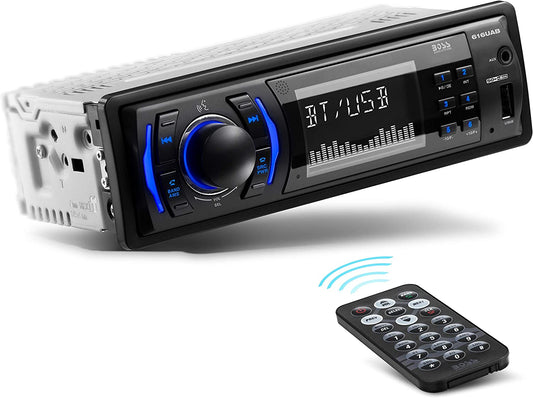 Advanced Single Din Multimedia Car Stereo with LCD Display, Bluetooth Connectivity, Hands-Free Calling, Built-In Microphone, MP3/USB Support, Aux-In, Radio 